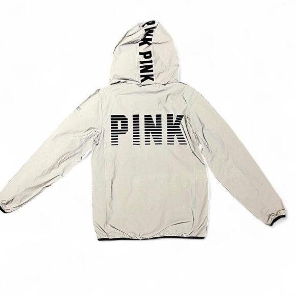 Victoria's Secret Pink Limited Release 002 Reflective 3M Jacket Womens Size XS-S - Picture 8 of 8